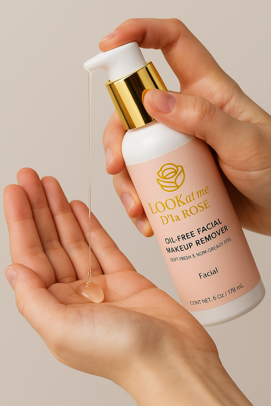 Oil-Free Facial Makeup Remover – 178 ml (6 fl. oz.) | LOOK at me D’la ROSE